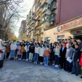 天津城建大学师生参观乐聆智慧养老服务中心